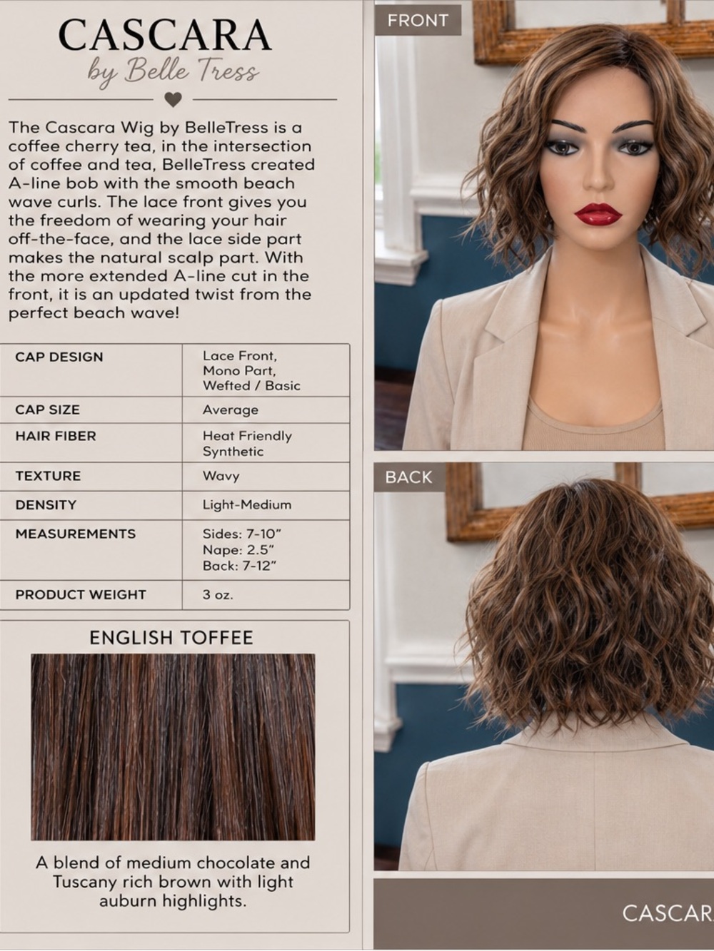 Cascara by Belle Tress in English Toffee